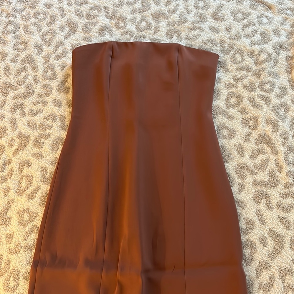 Zara strapless midi dress S